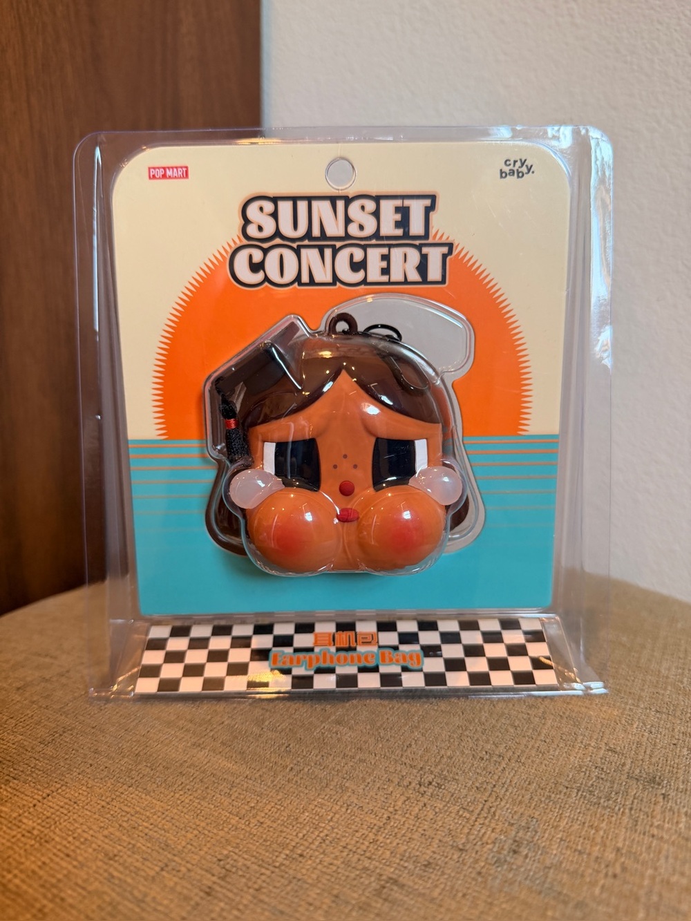 Popmart Crybaby Sunset Concert Earphone Bag